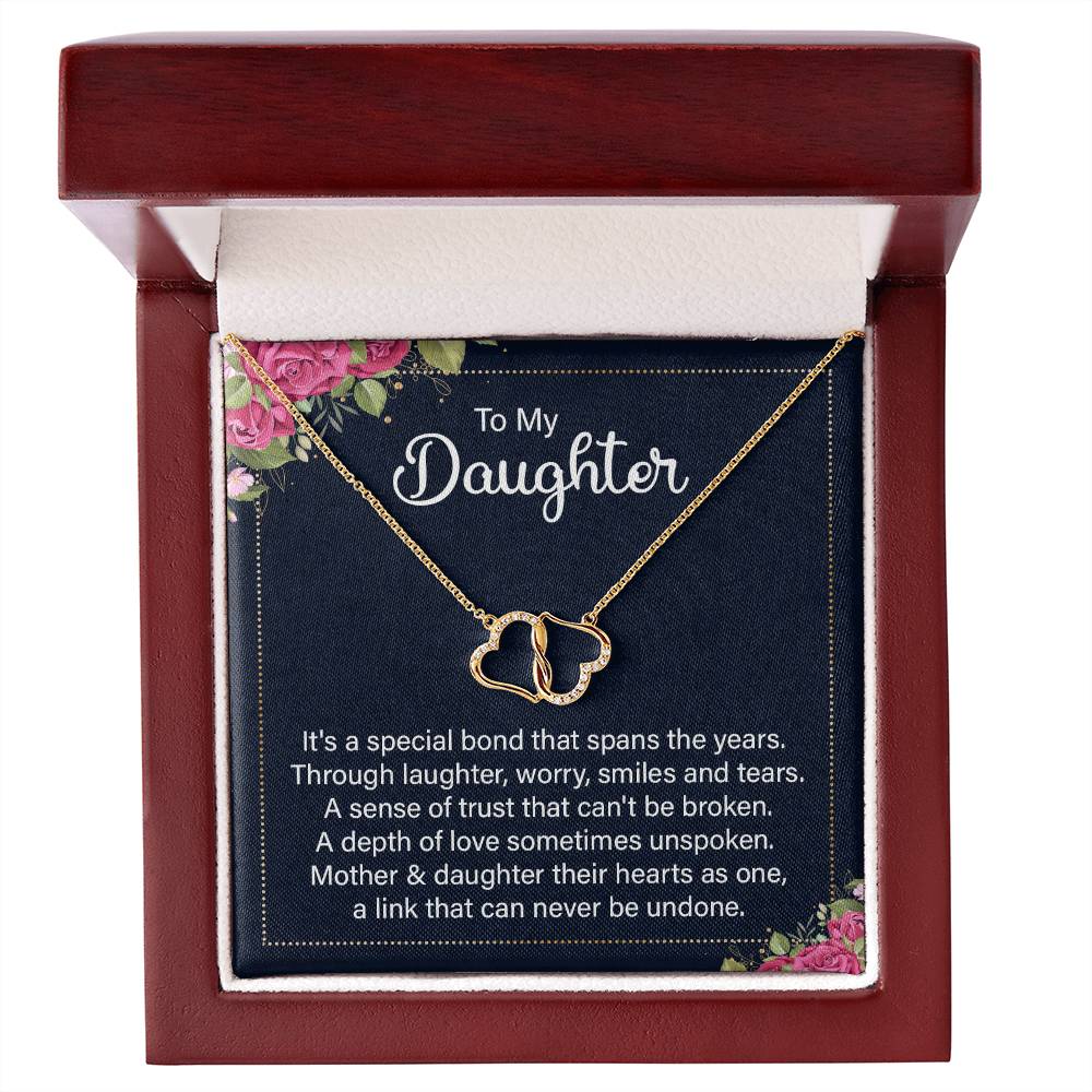 To My Daughter - It's A Special Bond - Everlasting Love Necklace