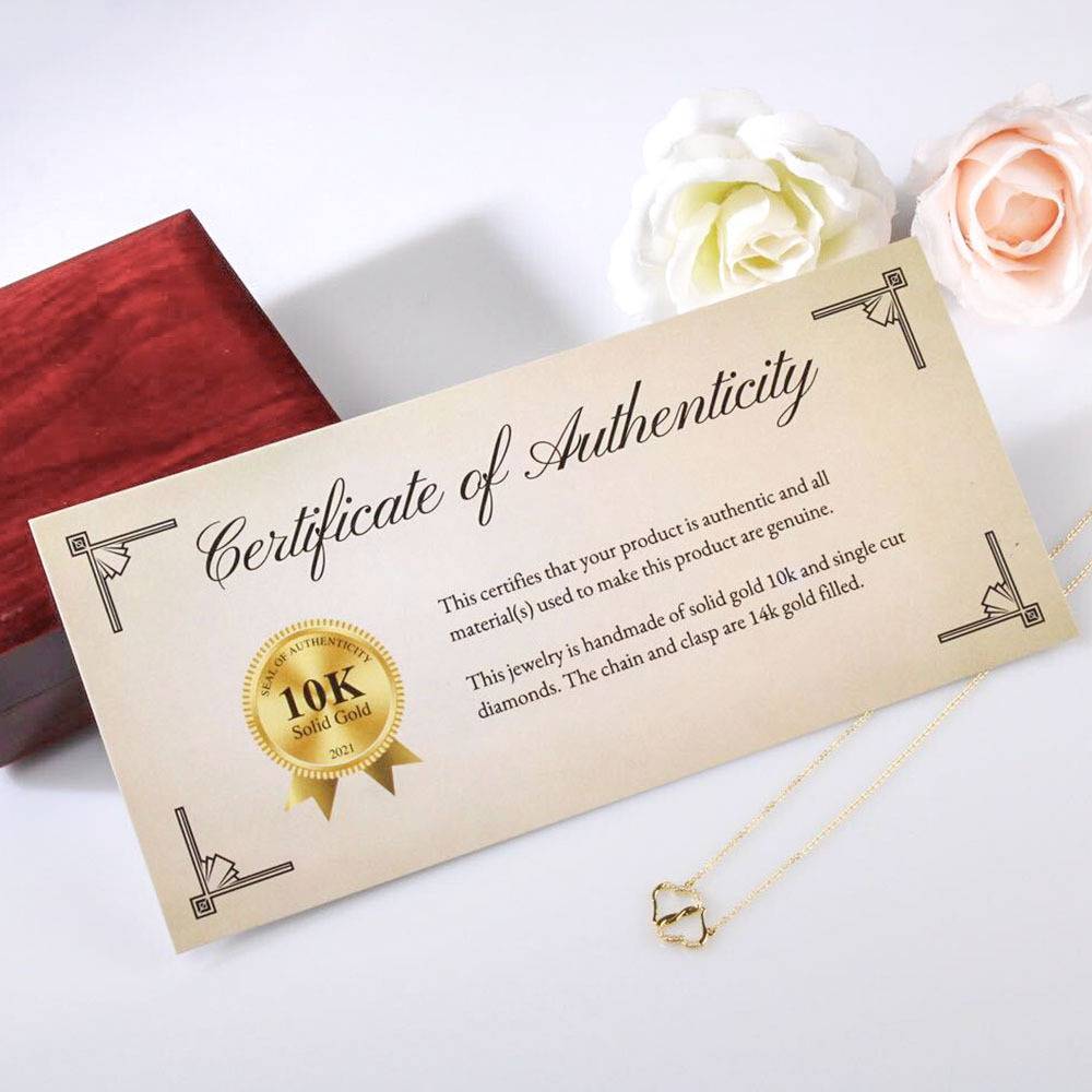 To My Beautiful Wife - Happy Anniversary - Everlasting Love Necklace