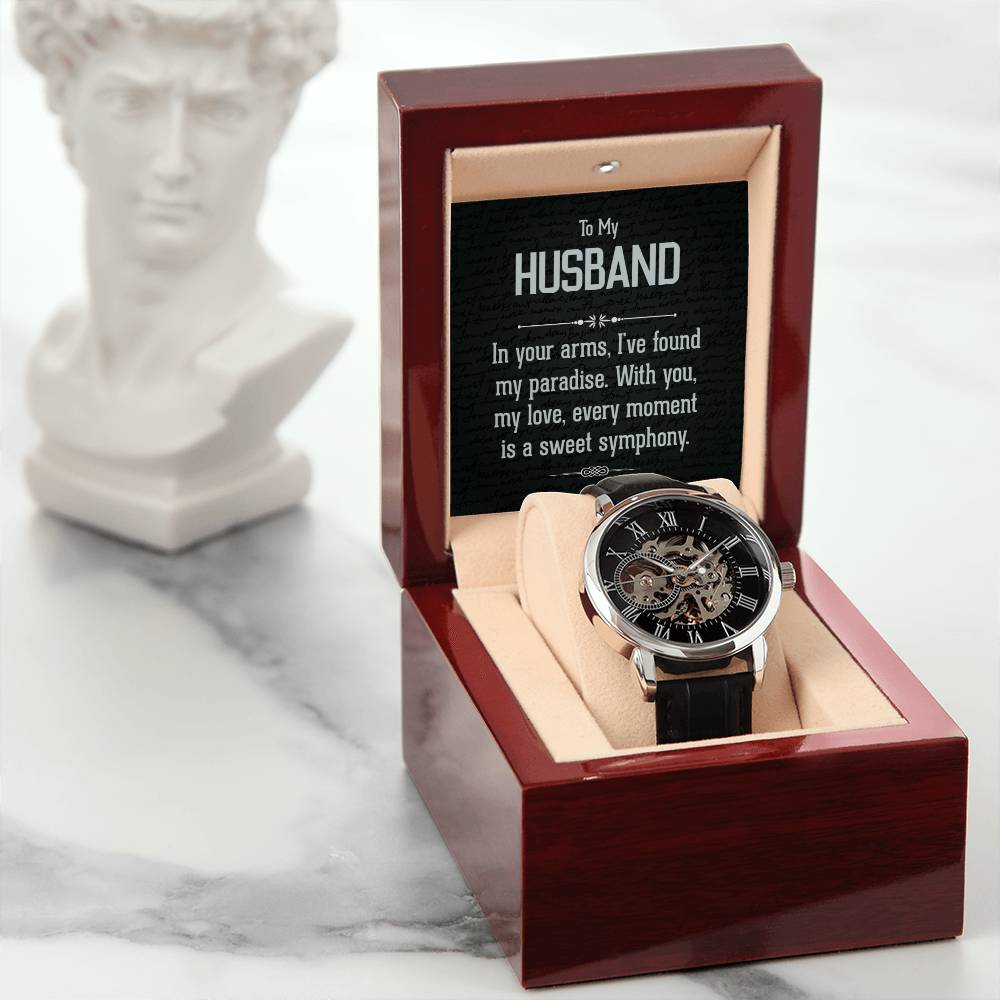 Openwork Watch - For Husband In Your Arms