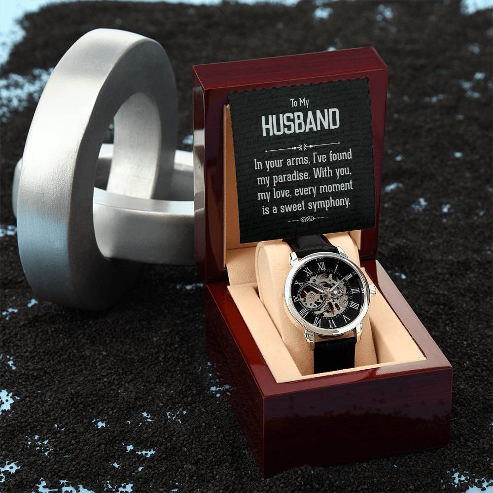 Openwork Watch - For Husband In Your Arms