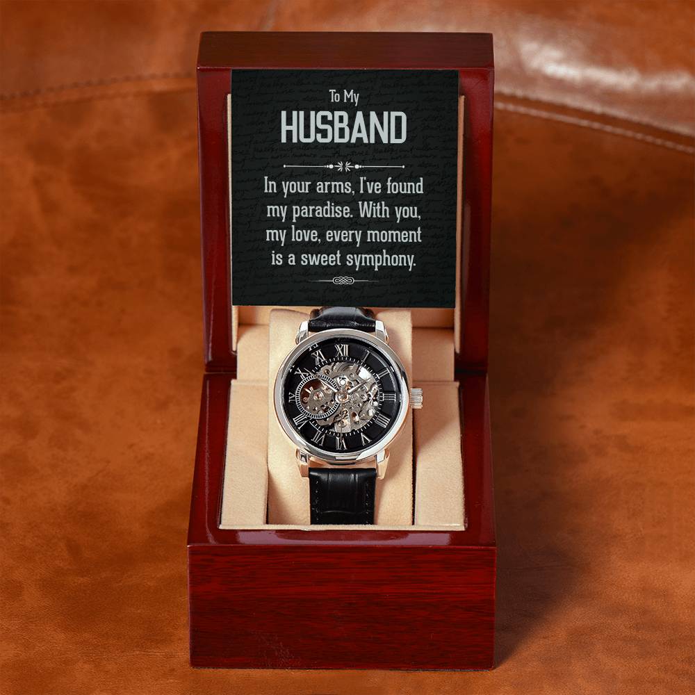 Openwork Watch - For Husband In Your Arms