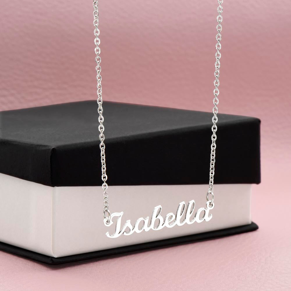 Personalized Artisan - Crafted Name Necklace