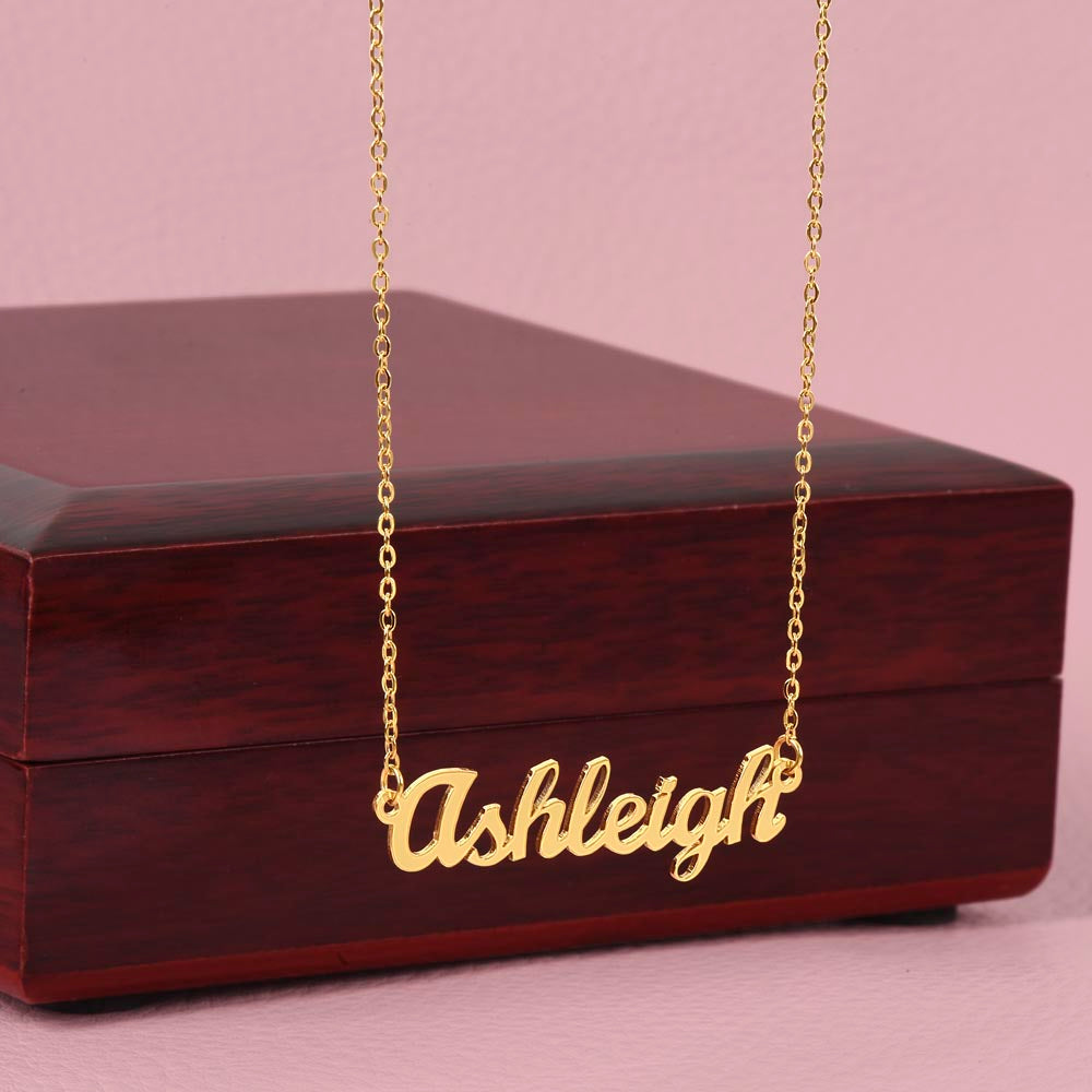 Personalized Artisan - Crafted Name Necklace