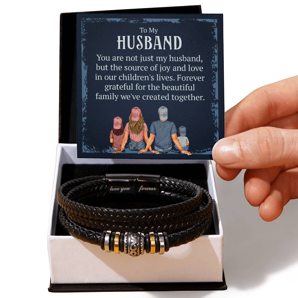 Love You Forever Bracelet - For Husband The Source of Joy and Love
