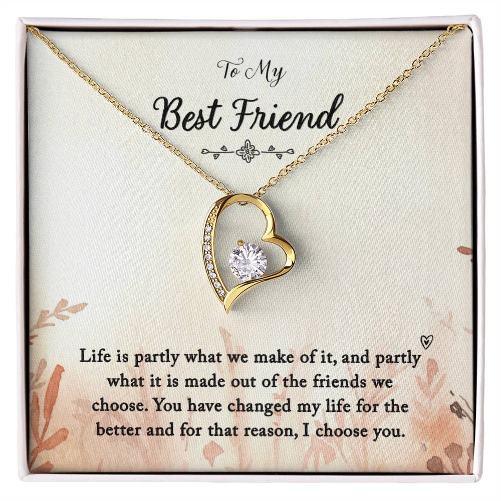 To My Best Friend Forever Love Necklace