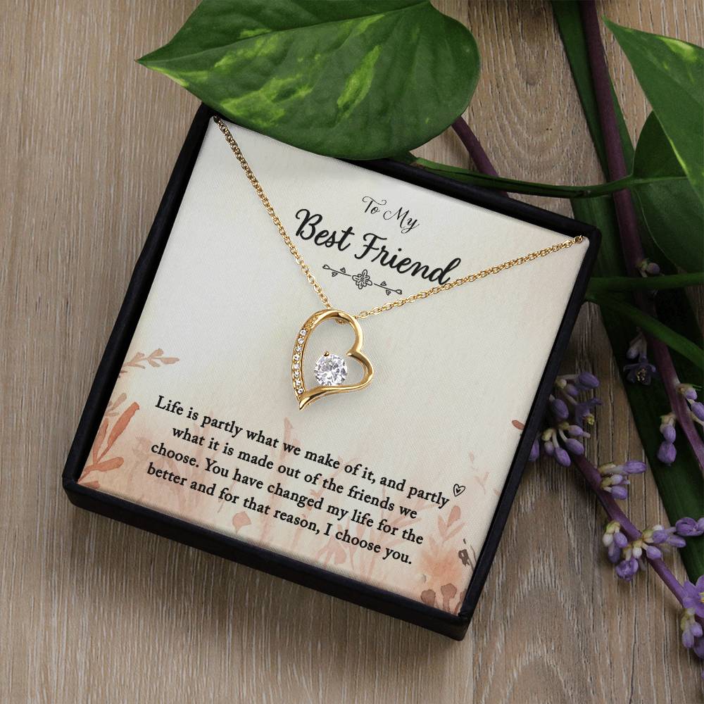 To My Best Friend Forever Love Necklace