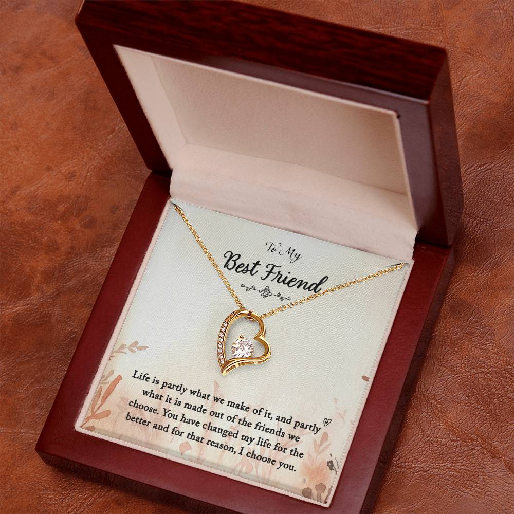 To My Best Friend Forever Love Necklace