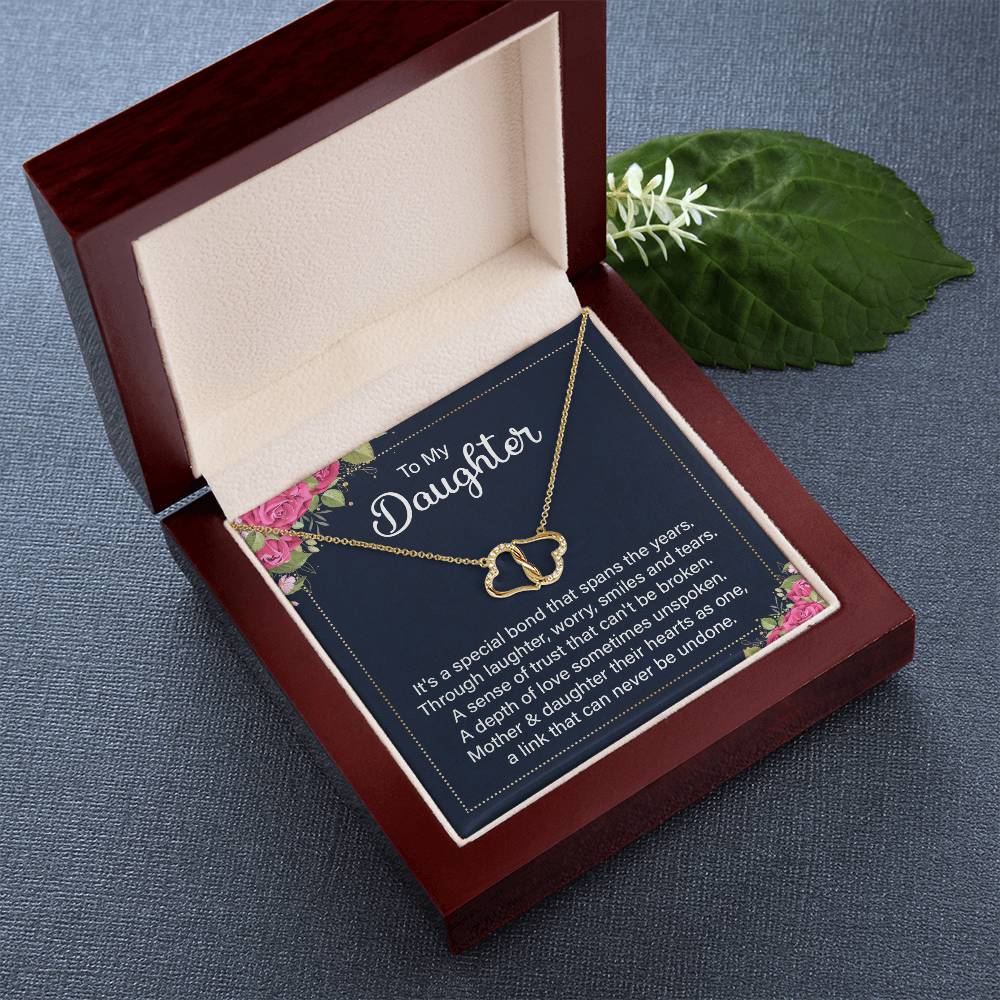 To My Daughter - It's A Special Bond - Everlasting Love Necklace