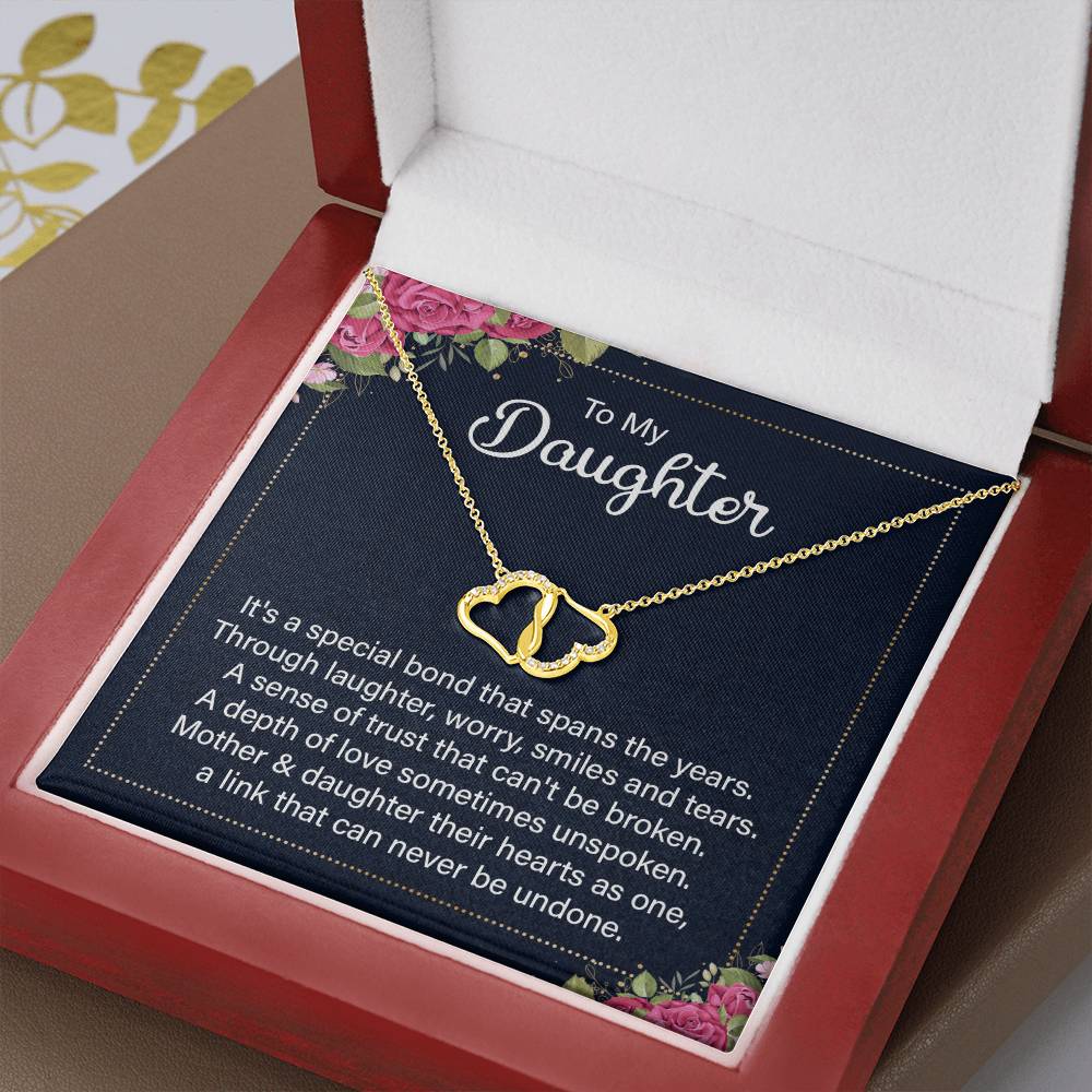 To My Daughter - It's A Special Bond - Everlasting Love Necklace