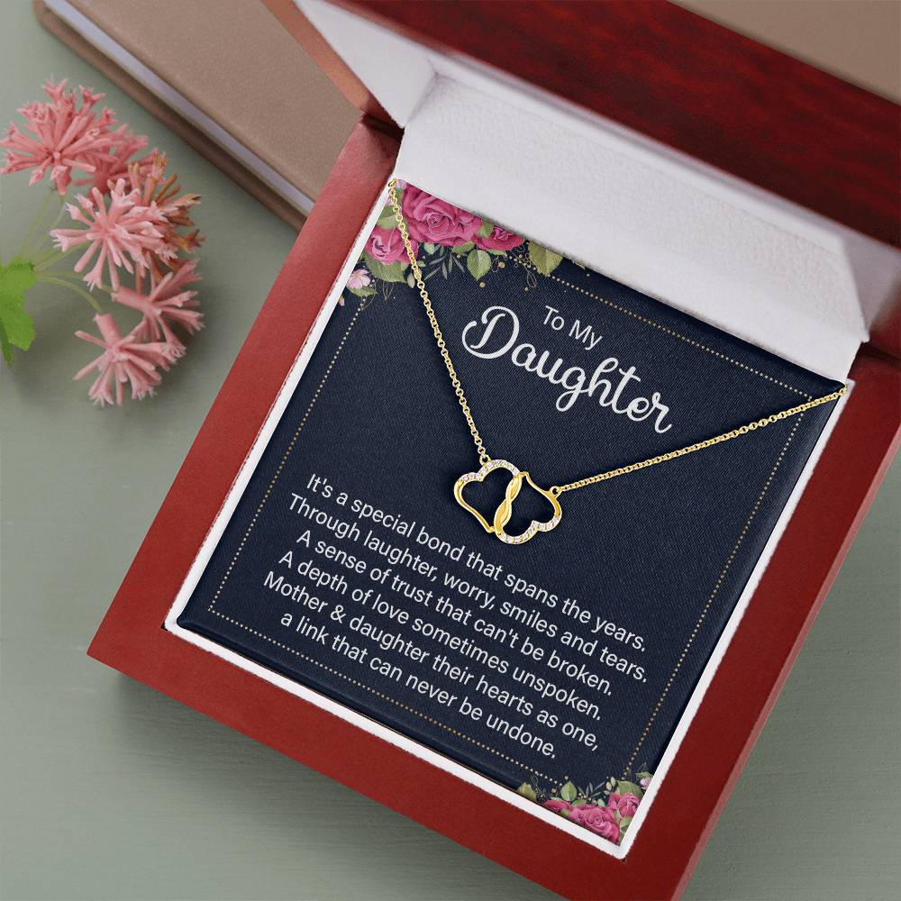 To My Daughter - It's A Special Bond - Everlasting Love Necklace