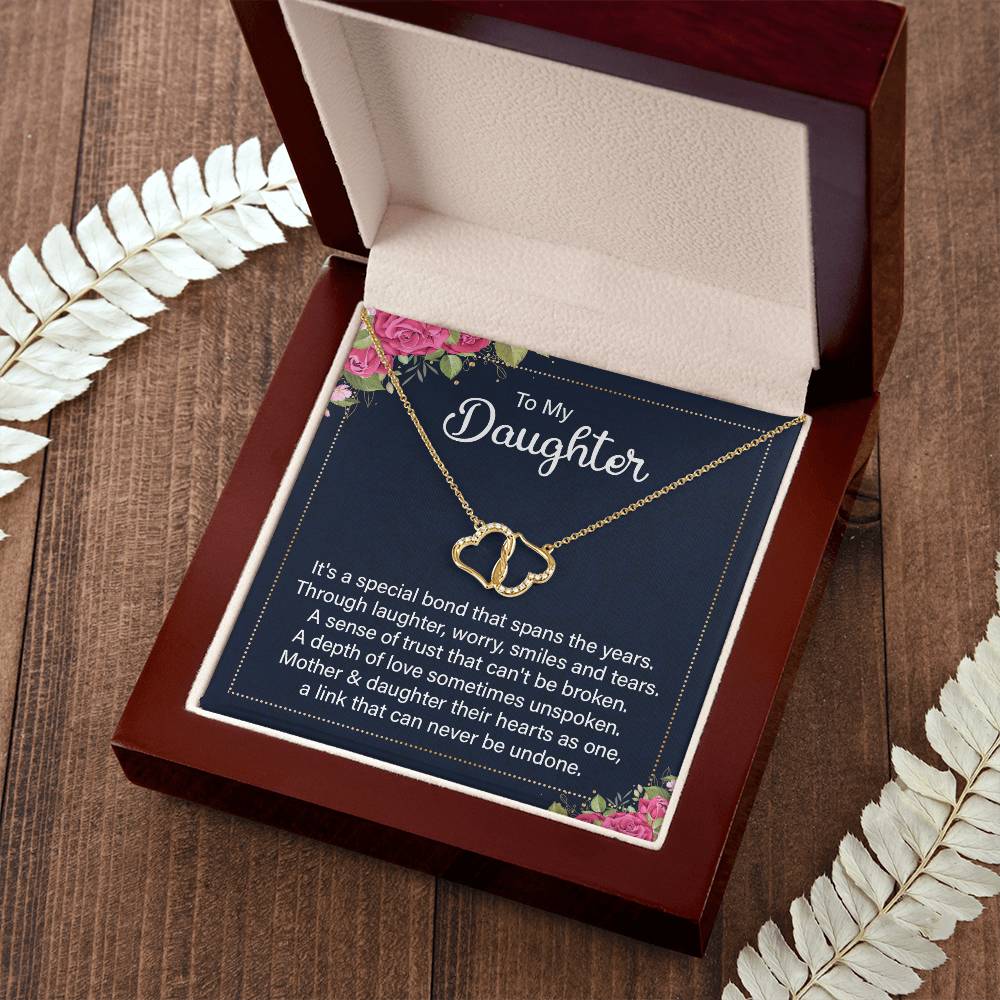 To My Daughter - It's A Special Bond - Everlasting Love Necklace
