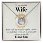 To My Beautiful Wife  Lucky In Love Necklace