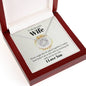 To My Beautiful Wife  Lucky In Love Necklace