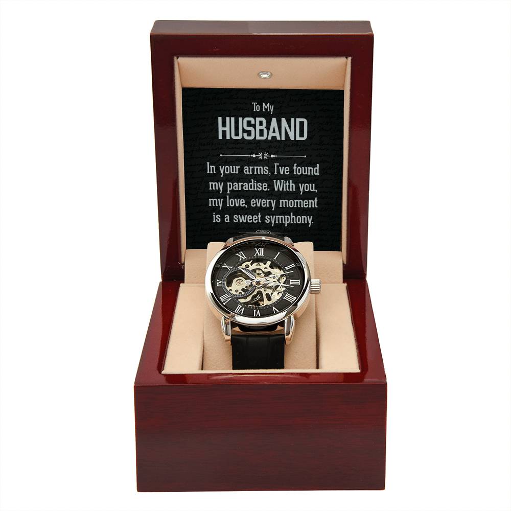 Openwork Watch - For Husband In Your Arms