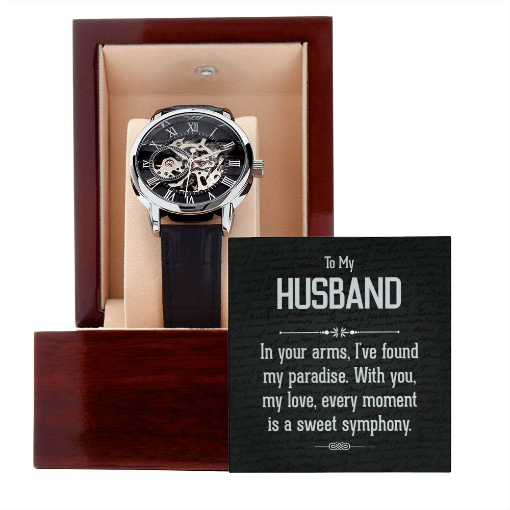 Openwork Watch - For Husband In Your Arms