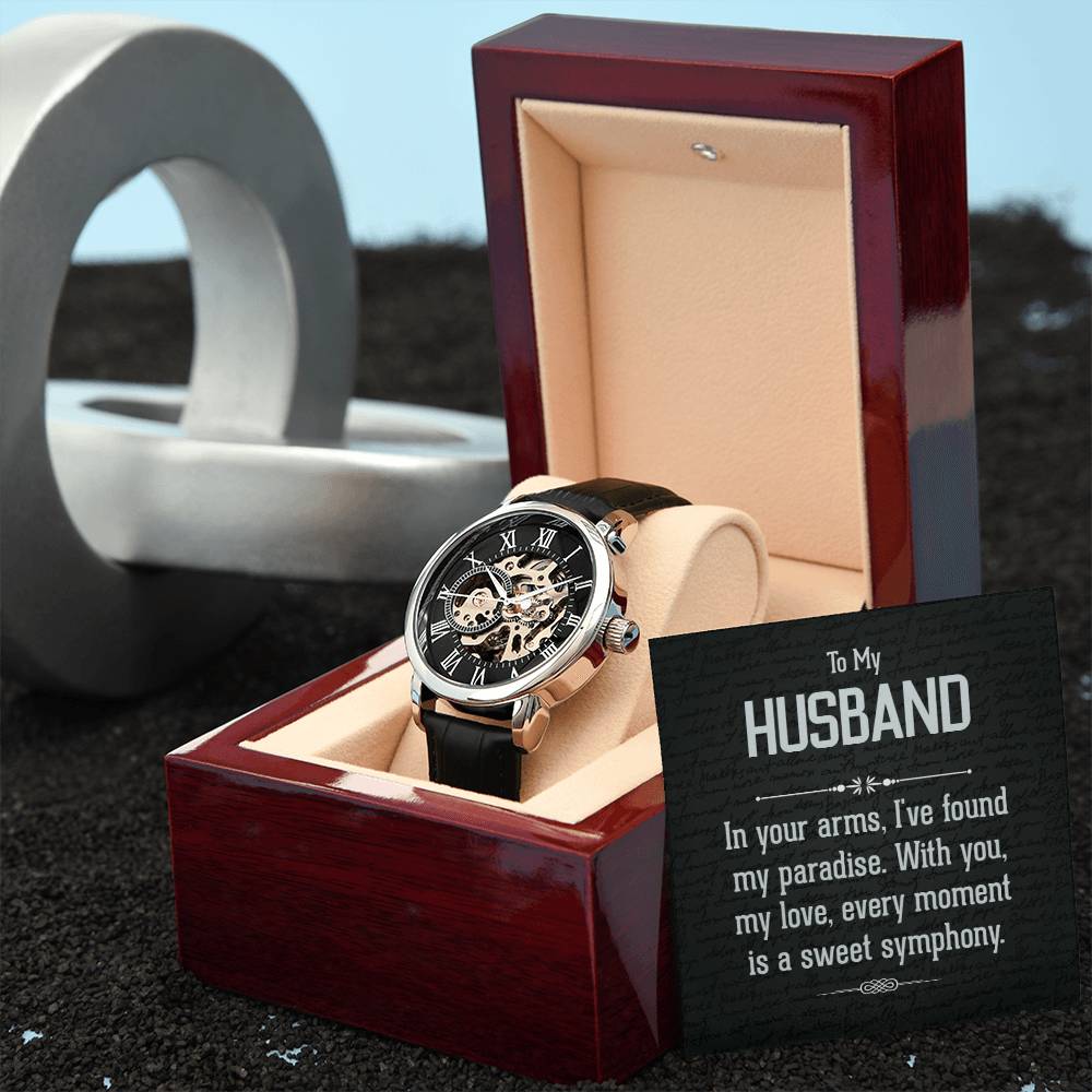Openwork Watch - For Husband In Your Arms