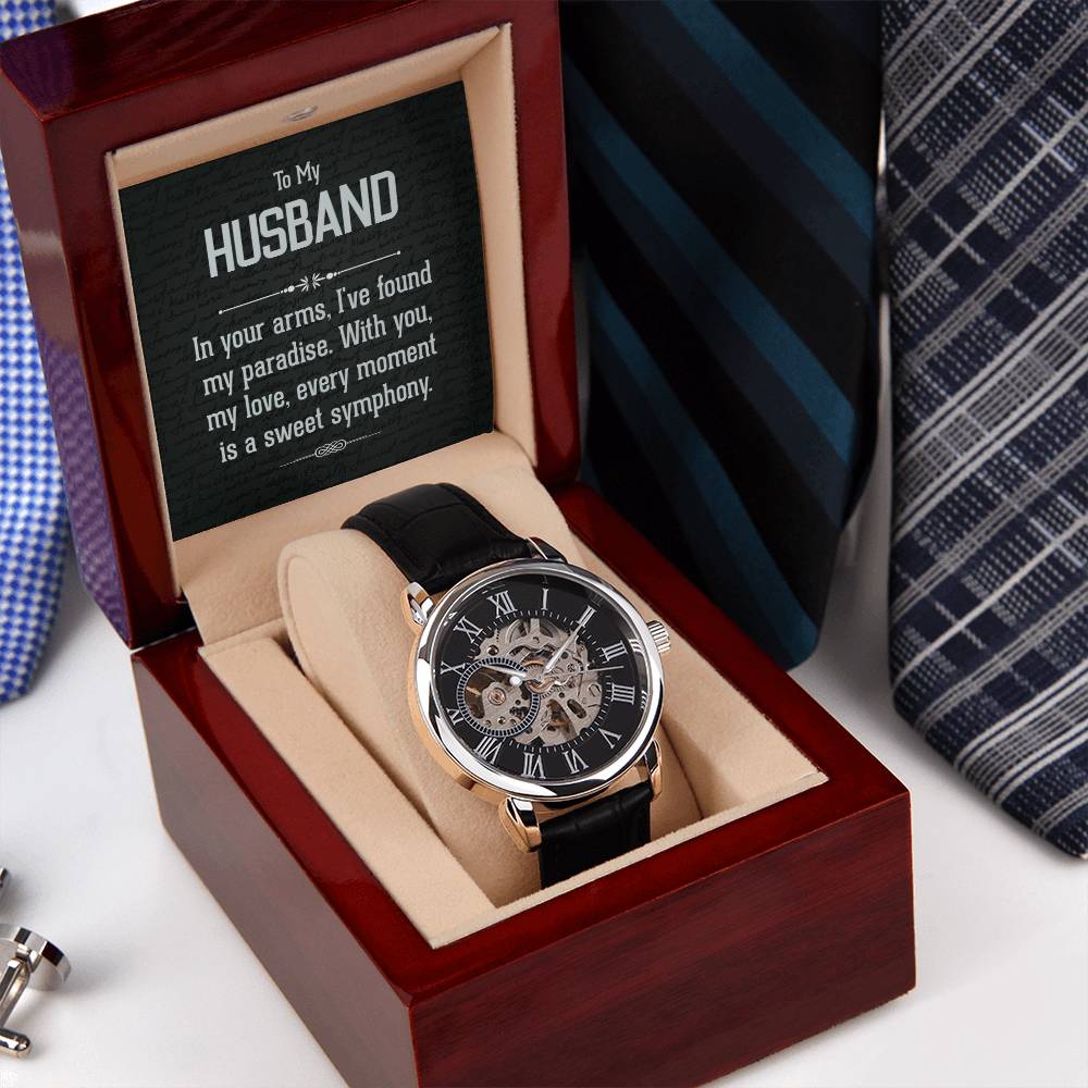 Openwork Watch - For Husband In Your Arms