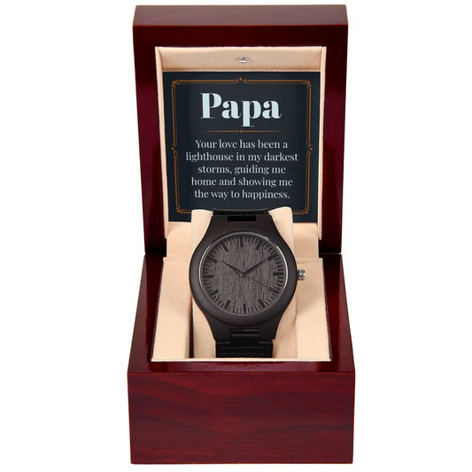 Wooden Watch - For My Papa