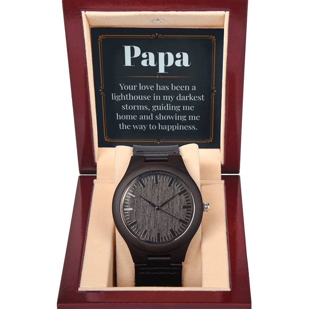 Wooden Watch - For My Papa