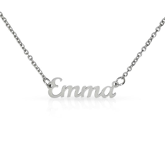 Personalized Artisan - Crafted Name Necklace
