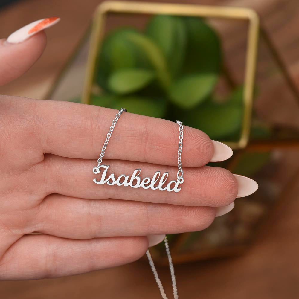 Personalized Artisan - Crafted Name Necklace