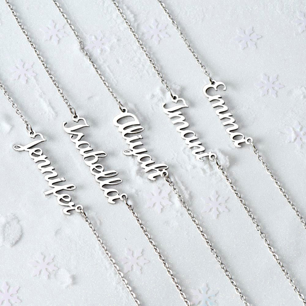 Personalized Artisan - Crafted Name Necklace