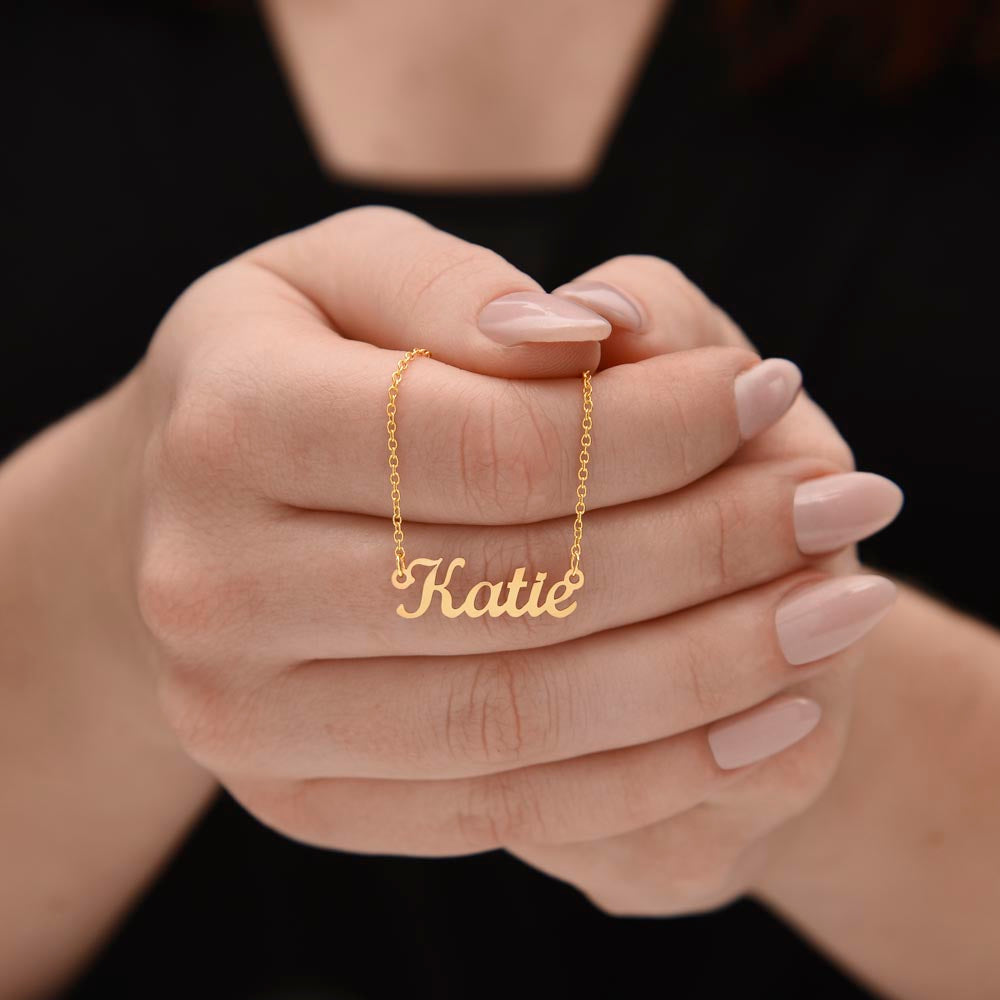 Personalized Artisan - Crafted Name Necklace