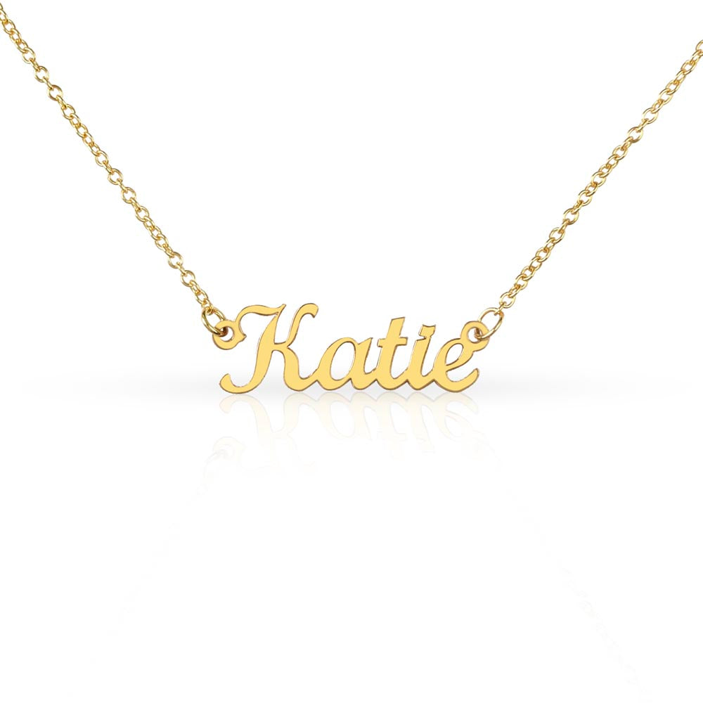 Personalized Artisan - Crafted Name Necklace