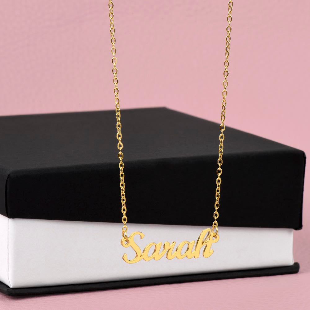 Personalized Artisan - Crafted Name Necklace