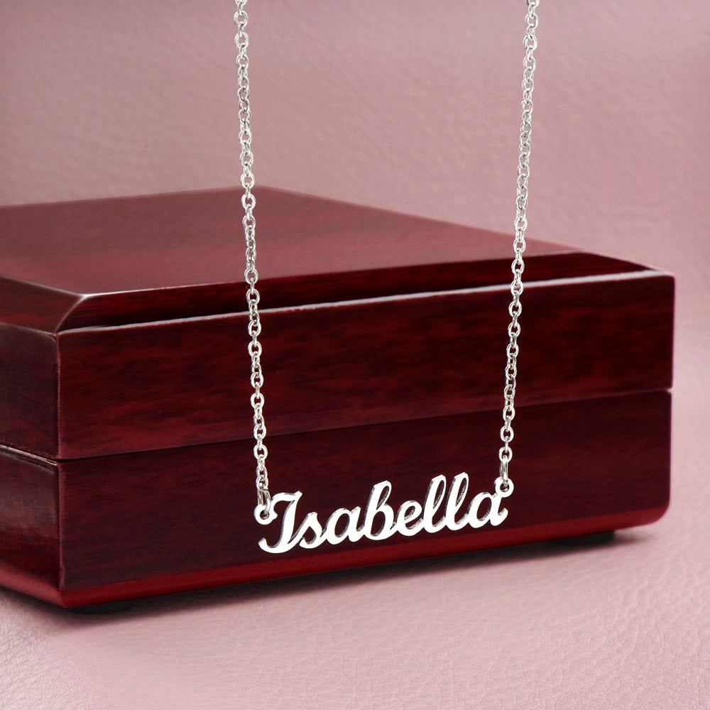 Personalized Artisan - Crafted Name Necklace