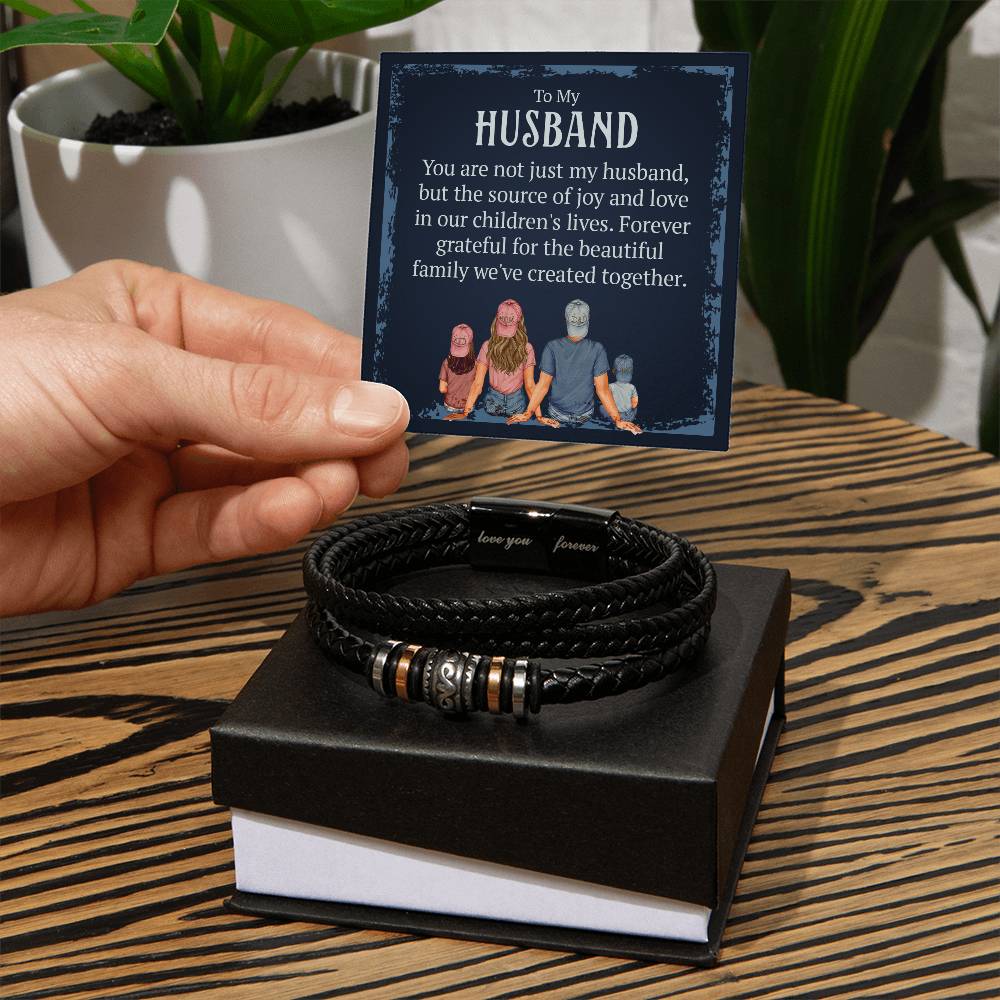 Love You Forever Bracelet - For Husband The Source of Joy and Love