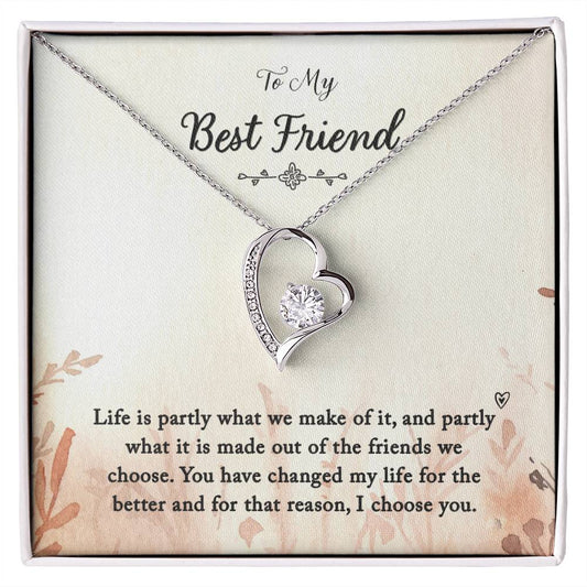 To My Best Friend Forever Love Necklace