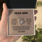 Dear Mom - From Son - Necklace Gift Set -  SS1