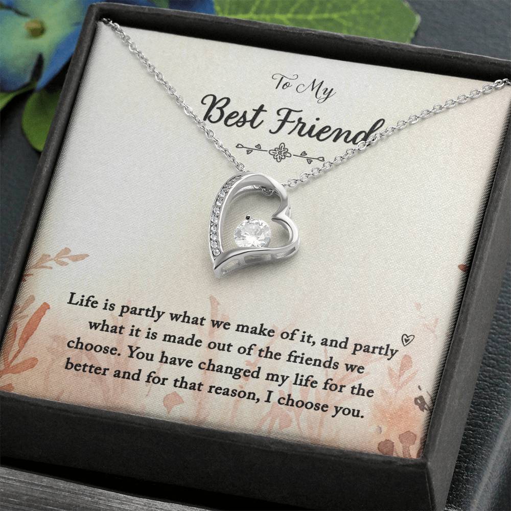 To My Best Friend Forever Love Necklace