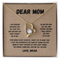 Dear Mom - From Son - Necklace Gift Set -  SS1
