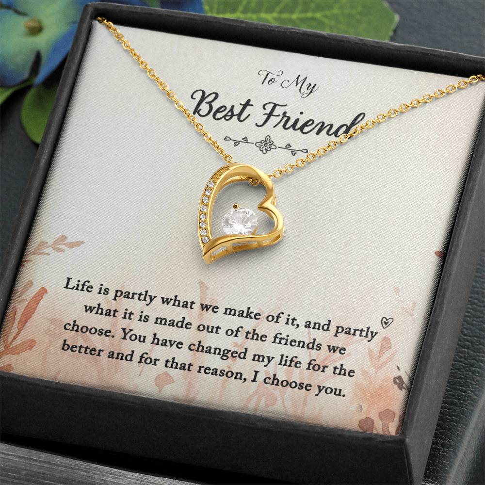 To My Best Friend Forever Love Necklace