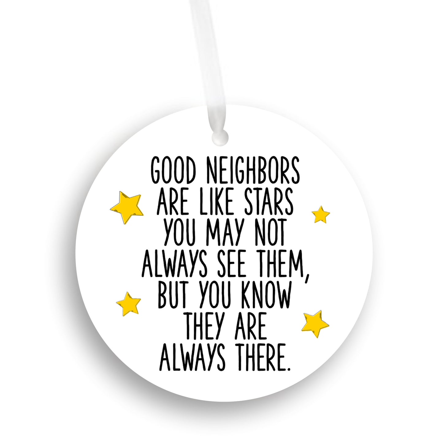 Good Neighbors are like Stars