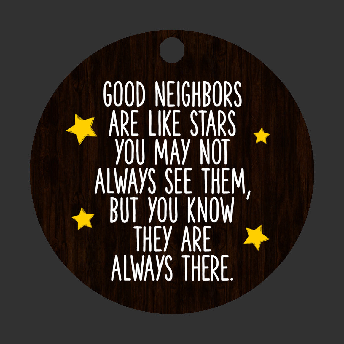 Good Neighbors are like Stars 2